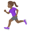 Woman Running Emoji Joypixels
