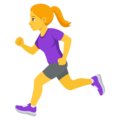 Woman Running Emoji Joypixels