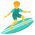 Man Surfing Emoji Joypixels