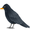 Black Bird Emoji Joypixels
