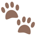 Paw Prints Emoji Joypixels
