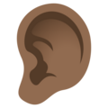 Ear Emoji Joypixels