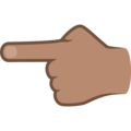 Backhand Index Pointing Left Emoji Joypixels