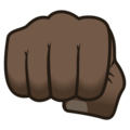 Oncoming Fist Emoji Joypixels