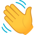 Waving Hand Emoji Joypixels
