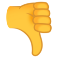 Thumbs Down Emoji Joypixels
