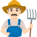 Man Farmer Emoji Joypixels