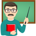 Man Teacher Emoji Joypixels