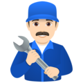 Man Mechanic Emoji Joypixels
