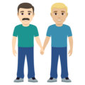 Men Holding Hands Emoji Joypixels