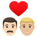 Couple With Heart Man Man Emoji Joypixels