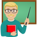 Man Teacher Emoji Joypixels