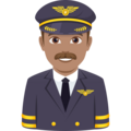 Man Pilot Emoji Joypixels