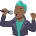 Man Singer Emoji Joypixels
