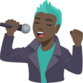 Man Singer Emoji Joypixels