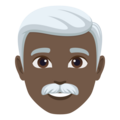 Man White Hair Emoji Joypixels