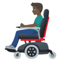 Man In Motorized Wheelchair Emoji Joypixels