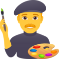 Man Artist Emoji Joypixels