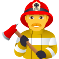 Man Firefighter Emoji Joypixels