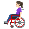Woman In Manual Wheelchair Emoji Joypixels