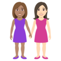 Women Holding Hands Emoji Joypixels