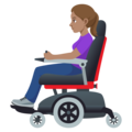 Woman In Motorized Wheelchair Emoji Joypixels