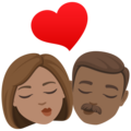 Kiss Woman Man Emoji Joypixels