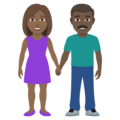 Woman And Man Holding Hands Emoji Joypixels