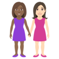 Women Holding Hands Emoji Joypixels