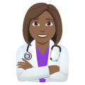 Woman Health Worker Emoji Joypixels