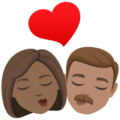 Kiss Woman Man Emoji Joypixels