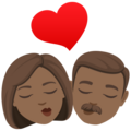 Kiss Woman Man Emoji Joypixels