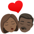 Kiss Woman Man Emoji Joypixels