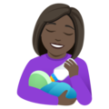Woman Feeding Baby Emoji Joypixels