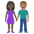 Woman And Man Holding Hands Emoji Joypixels