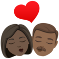 Kiss Woman Man Emoji Joypixels