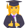 Woman Student Emoji Joypixels