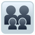 Family Woman Woman Girl Boy Emoji Joypixels