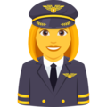 Woman Pilot Emoji Joypixels