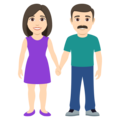 Woman And Man Holding Hands Emoji Joypixels
