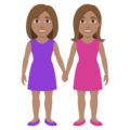 Women Holding Hands Emoji Joypixels