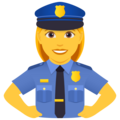Woman Police Officer Emoji Joypixels