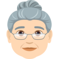 Old Woman Emoji Joypixels