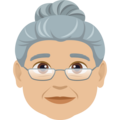 Old Woman Emoji Joypixels