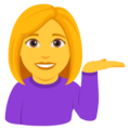 Woman Tipping Hand Emoji Joypixels