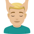 Man Getting Massage Emoji Joypixels