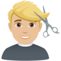 Man Getting Haircut Emoji Joypixels