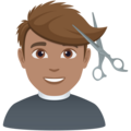 Man Getting Haircut Emoji Joypixels