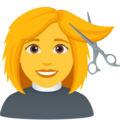 Woman Getting Haircut Emoji Joypixels