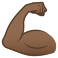 Flexed Biceps Emoji Joypixels